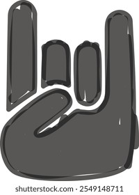 Icon Set | Rock and Roll Gesture