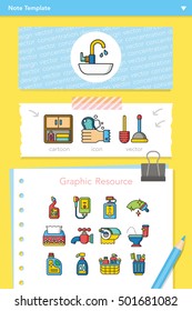 icon set sanitary vector