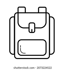 icon set for school, bag, book, and graduate, sign or symbol for learn