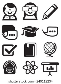 Icon Set - School - Illustration