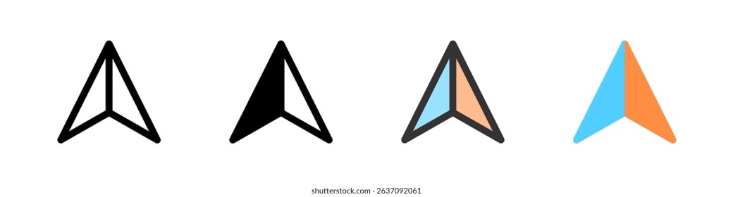 Icon set for send. Perfect for messaging apps or file transfer interfaces.