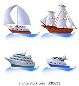 Icon set ships