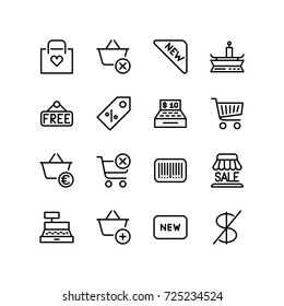 Icon set - Shopping