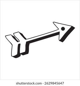 Icon set simple arrows set vector black.