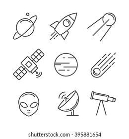 Icon set space