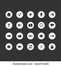 Icon Set - Stock Vector Illustration