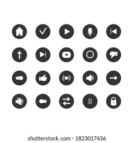 Icon Set - Stock Vector Illustration