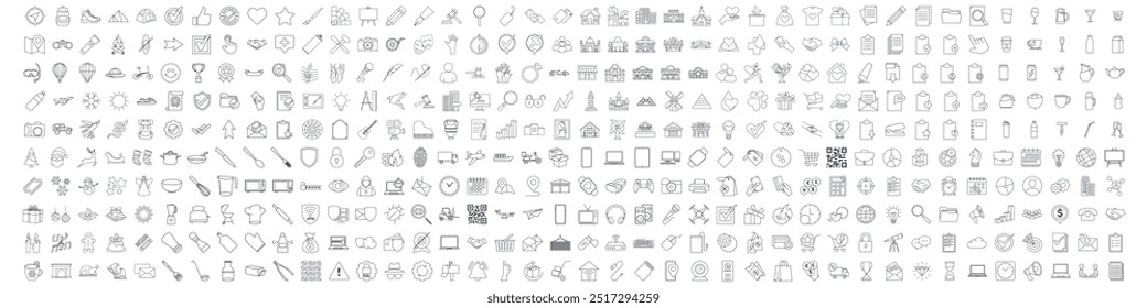 Symbolsatz-Symbolvorlage für Grafik- und Webdesign-Kollektion, Logo, Vektorgrafik	