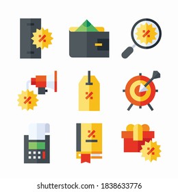 Icon Set Taxes for different seasons Color