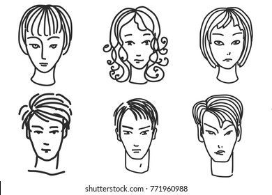 Icon Set Teenagers Graphics Stock Vector (Royalty Free) 771960988 ...