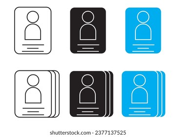 conjunto de iconos , conjunto de iconos de la libreta de teléfonos 
