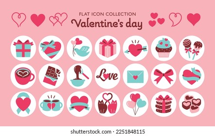 Icon set that can be used for Valentine