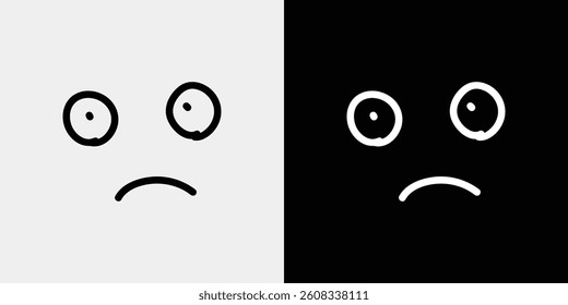 Icon set that represents happiness, anger, sadness, etc.