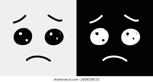 Icon set that represents happiness, anger, sadness, etc.