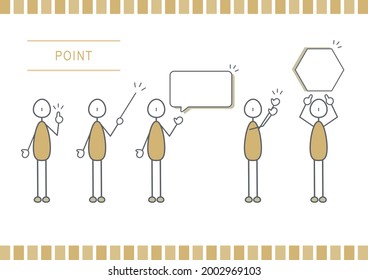 Icon set for those who teach important points