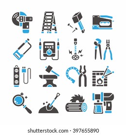 icon set tool vector