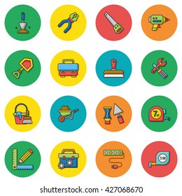 icon set tool vector