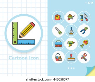 icon set tool vector