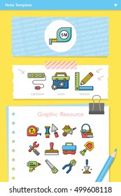 icon set tool vector