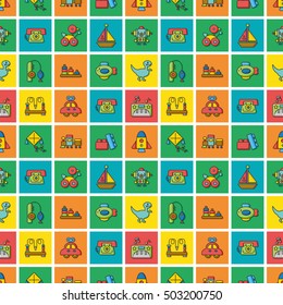 icon set toy vector