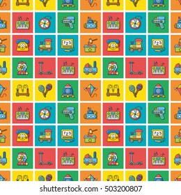 icon set toy vector