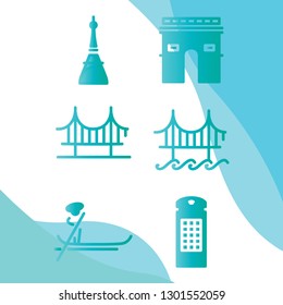 icon set traelling holiday with solid style