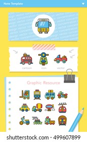 icon set trans vector
