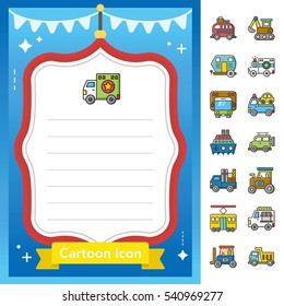 icon set trans vector