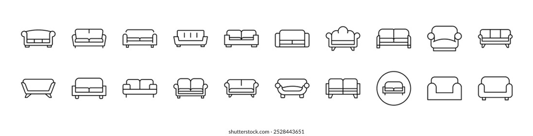 Icon Set for UI, Placards, Books, Apps. Editable Stroke. Suitable for Web Sites, Books, Cards, Apps 