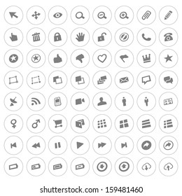 icon set, vector illustration.