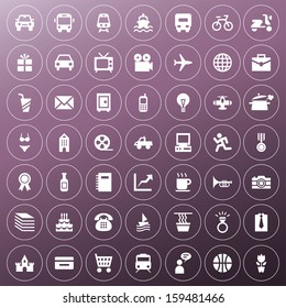 icon set, vector illustration.