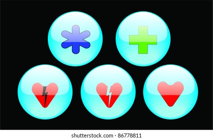 icon set. vector illustration
