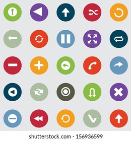 Icon set vector illustration collection