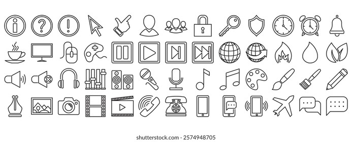 Icon Set  Vector  Vector Mouse icon set