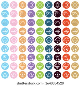 Icon set vector for planner