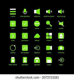 Icon set vector for a suit for everything, for fun, for business, for a serious, for a website, for mobile application, for programs