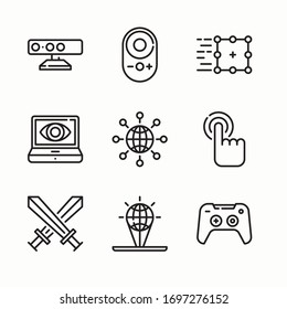 Icon Set Virtual Reality .