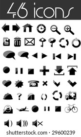 Icon Set for Web Applications