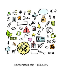 Icon Set for Web Applications