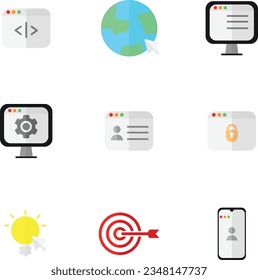 icon set for web development