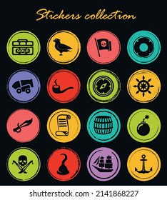 conjunto de iconos para sitios web e interfaz de usuario