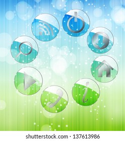 Icon set for web.. Vector illustration.