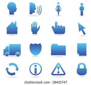 An icon set of website, business and misc.