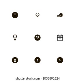icon set Woman with lady, necklace, female and diamond