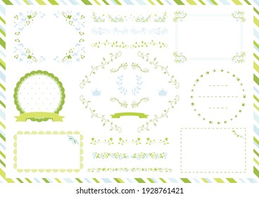 icon set of woman's taste illustrations