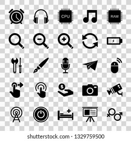 Icon set for your web ui design isolated