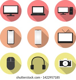 Icon sets about computers and IT.