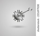 icon setting gear wrench