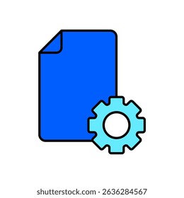 Icon a settings, isolated against a clean background.