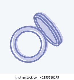 Icon Shades. suitable for beauty care symbol. two tone style. simple design editable. design template vector. simple symbol illustration